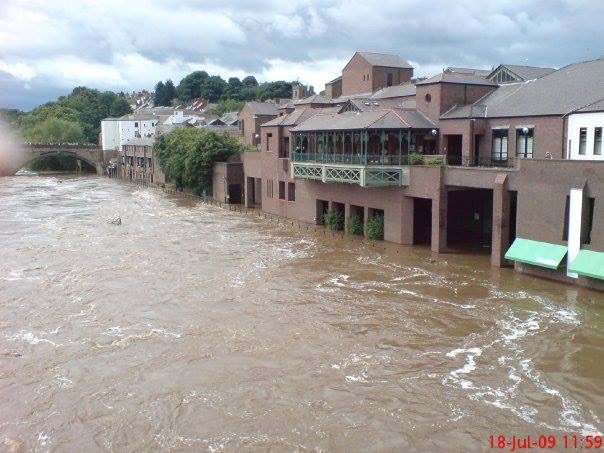 Flooding in Durham, July 2009 [Durham Grand Canyon] - Durham Weather