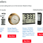 Best selling weather stations at Amazon