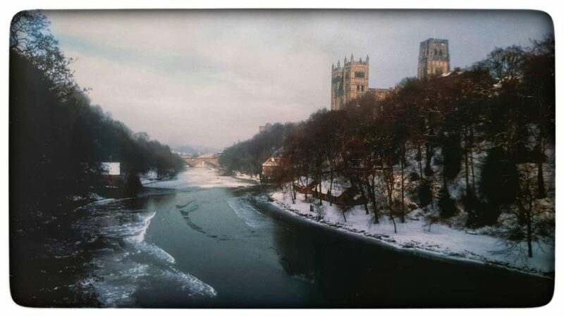 Frozen River Wear, Winter 1981/82. By courtesy of Matthew Avery and Helen Avery.