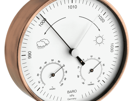 TFA Dostmann Blooming Weather 20.2027.51 Copper Analogue Outdoor Weather Station