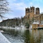 Durham Cathedral in the snow, January 2021