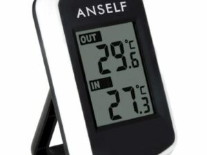 Anself Digital LCD Wireless Indoor Outdoor Thermometer