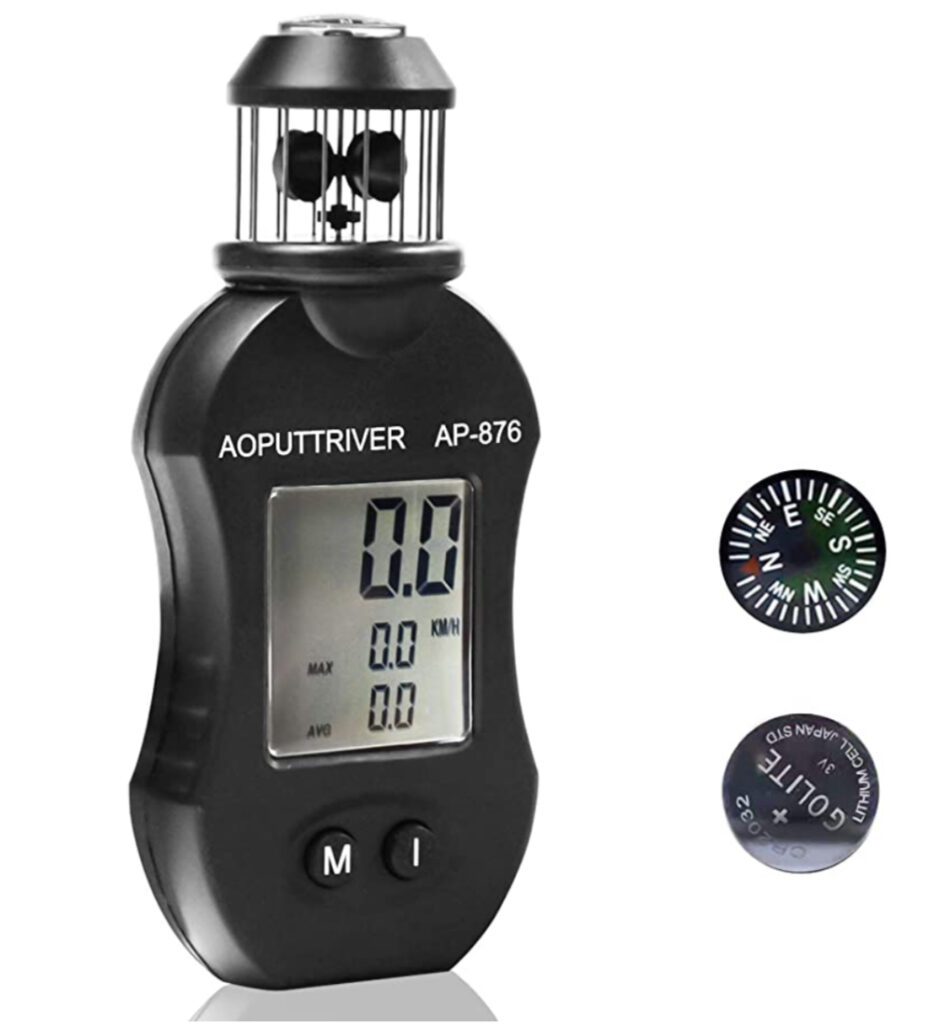 AOPUTTRIVER AP876 Anemometer Handheld Digital Wind Speed Meter
