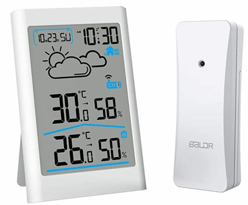 CABLETRANS Wireless Weather Station with Outdoor Sensor