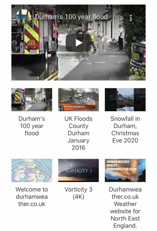 Durham Weather Videos