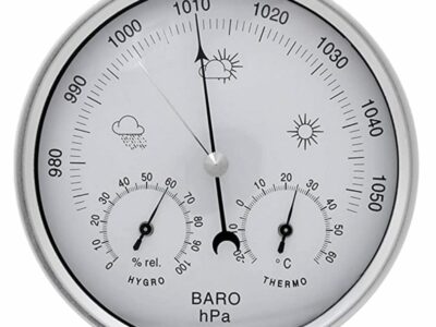 JAOK Analog Barometer with Thermometer Hygrometer, 3 in 1 Weather Station