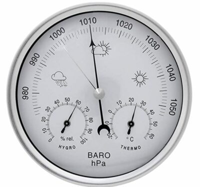JAOK Analog Barometer with Thermometer Hygrometer, 3 in 1 Weather Station