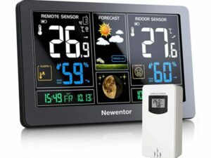Newentor Weather Station with Outdoor Sensor Wireless