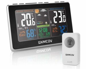 Qxmcov Wireless Weather Station with Outdoor Indoor Sensor