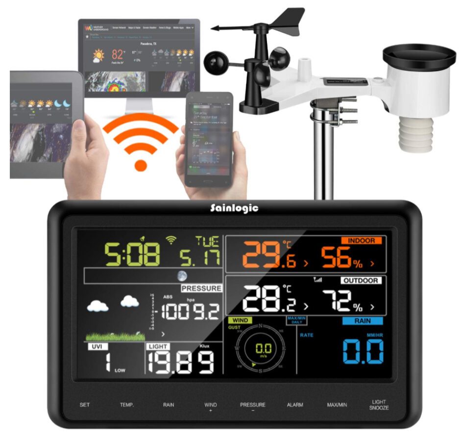 Sainlogic Profi Weather Station - Durham Weather Shop