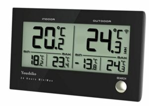 Youshiko YC9075 Digital Wireless Indoor outdoor Weather Thermometer