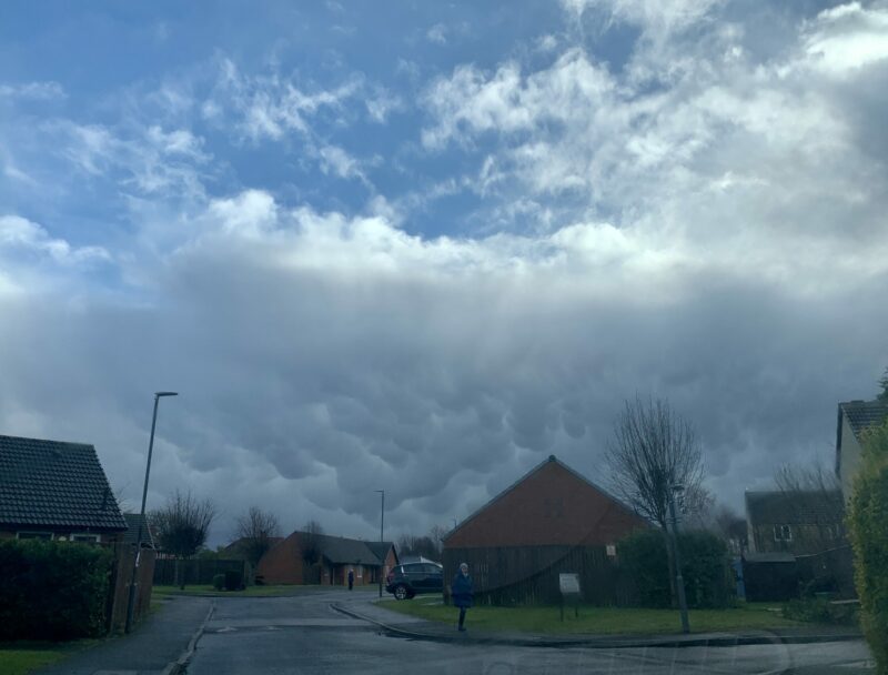 Mammatus Cloud in Durham