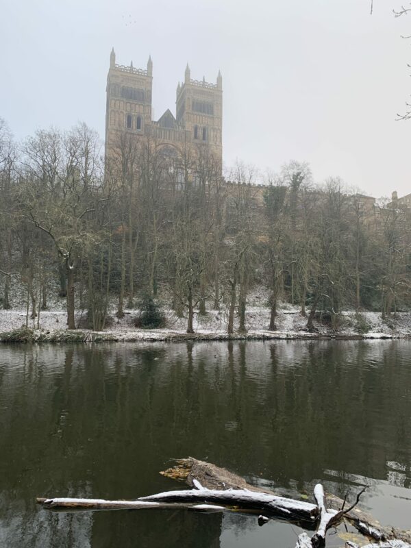 Durham Cathedral in the mist