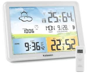 Kalawen ‎20A-UK Weather Station with One Wireless Outdoor Sensor