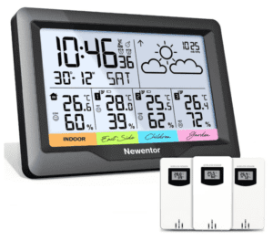 Newentor Weather Station & 3 Outdoor Sensors