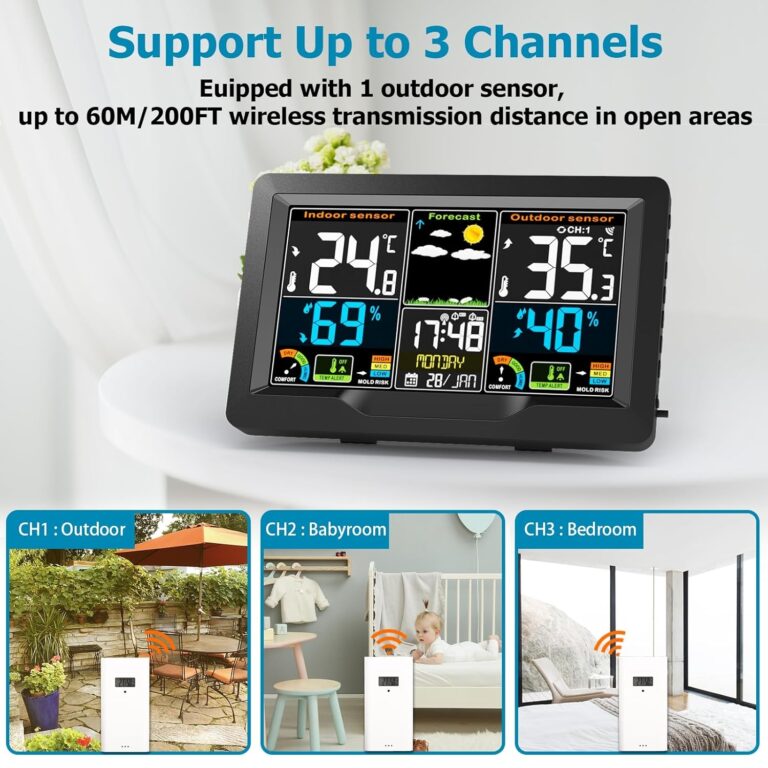 Qxmcov Wireless Weather Station - Image 4