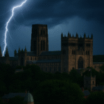 Lightning over Durham Cathedral