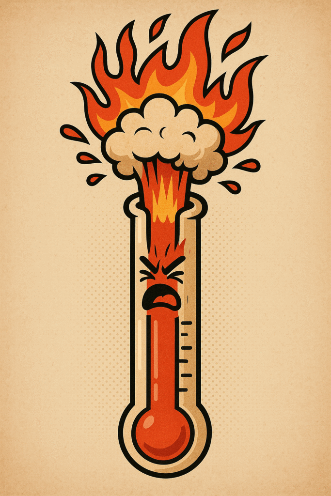 Thermometer blowing its top | Durham Weather