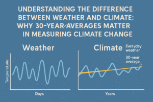 Why 30 year average matter to climate change